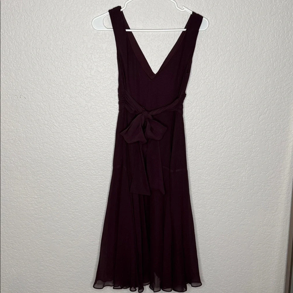 Ted Baker Silk Midi Dress Small Wedding Formal Party Jewel Tone Romantic - Picture 5 of 9